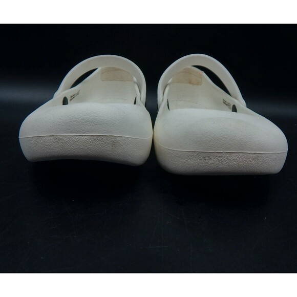 Crocs Alice White Mary Jane Women 8 Work Shoe Slip On Flats - Picture 3 of 12